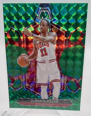 2023-24 Panini Mosaic #82 DeMar DeRozan Green Prizm