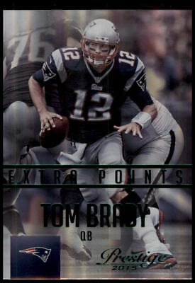 2015 Panini Prestige #1 Tom Brady Extra Points Green