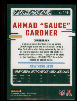 2023 Donruss Optic #149 Ahmad "Sauce" Gardner