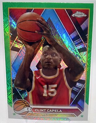 2023-24 Topps Chrome #69 Clint Capela Green Logo Refractors