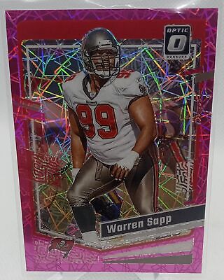 2023 Donruss Optic #187 Warren Sapp Pink Velocity #/79