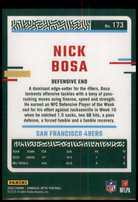 2023 Donruss Optic #173 Nick Bosa