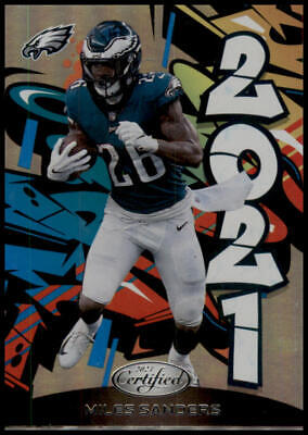 2021 Panini Certified #2021-5 Miles Sanders 2021 Graffiti Rookie