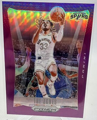 2023-24 Prizm Deca #58 Tre Jones Base Prizms Purple #/99