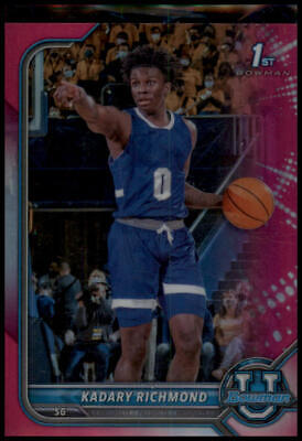 2021-22 Bowman University #37 Kadary Richmond Pink