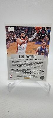 2023-24 Prizm Deca #1 Fred VanVleet Base Prizms Red #/199