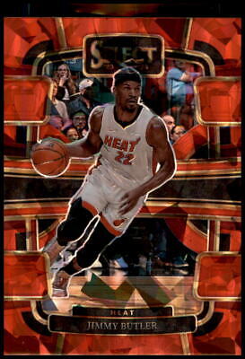 2023-24 Panini Select #40 Jimmy Butler Red Cracked Ice Prizms