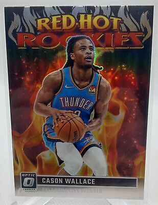 2023-24 Donruss Optic #7 Cason Wallace Red Hot Rookies Holo