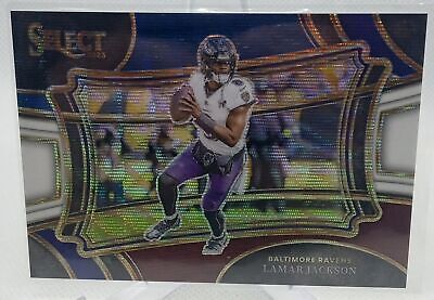 2023 Panini Select #307 Lamar Jackson Tri-Color Prizms #/75