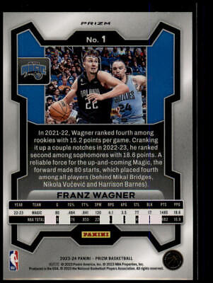 2023-24 Panini Prizm #1 Franz Wagner Prizms Silver