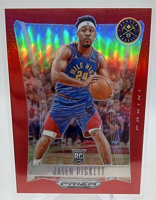 2023-24 Prizm Deca #225 Jalen Pickett Base Prizms Red #/199 Rookie