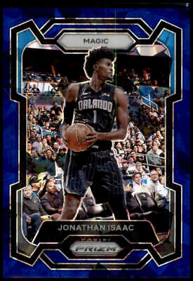 2023-24 Panini Prizm #288 Jonathan Isaac Prizms Blue Ice #/125