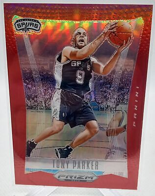 2023-24 Panini Prizm Deca #164 Tony Parker Base Prizms Red #/199