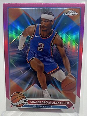 2023-24 Topps Chrome #53 Shai Gilgeous-Alexander Pink Refractors