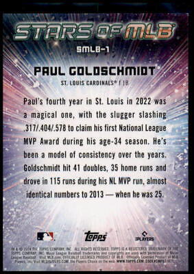 2024 Topps #SMLB-1 Paul Goldschmidt Stars of MLB