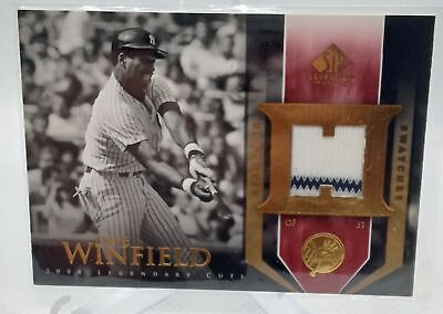 2004 SP Legendary Cuts #HS-DW Dave Winfield Historic Swatches Patch