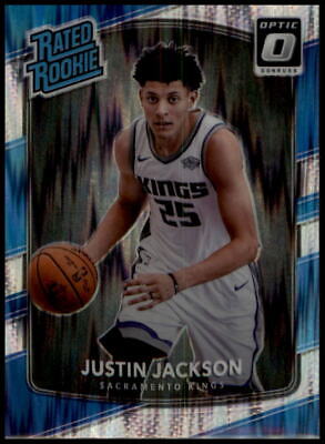 2017-18 Donruss Optic #158 Justin Jackson Rated Rookie Shock