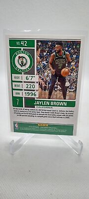 2019-20 Panini Contenders #42 Jaylen Brown Playoff Ticket #/199