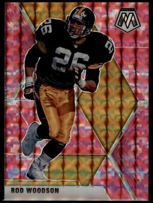 2020 Panini Mosaic #173 Rod Woodson Prizm Camo Pink