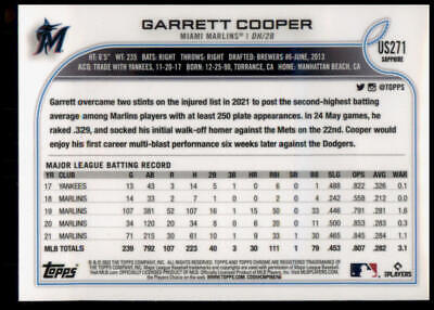 2022 Topps Chrome Update Sapphire Edition #US271 Garrett Cooper