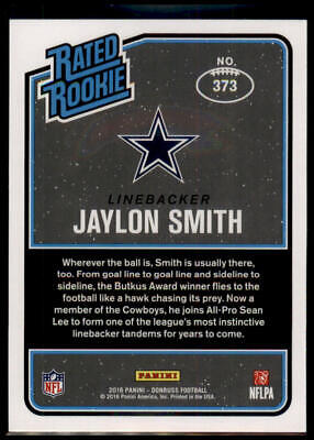 2016 Donruss #373 Jaylon Smith Rated Rookie