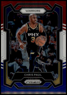 2023-24 Panini Prizm #99 Chris Paul Prizms Red White and Blue