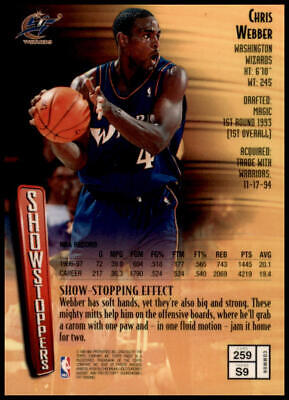 1997-98 Finest #259 Chris Webber