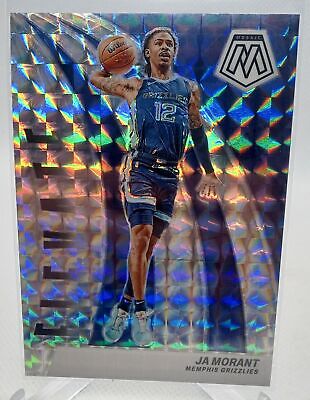 2023-24 Panini Mosaic #25 Ja Morant Elevate Mosaic Silver Prizm