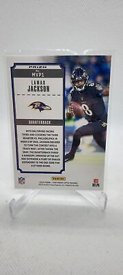 2020 Panini Contenders Optic #MVP1 Lamar Jackson MVP Contenders