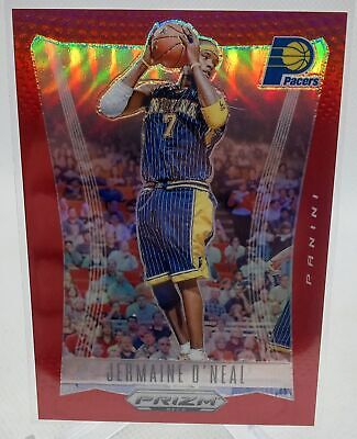 2023-24 Panini Prizm Deca #7 Jermaine O'Neal Base Prizms Red #/199