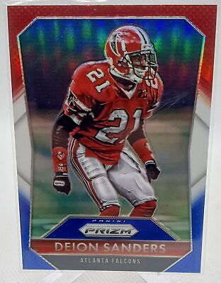 2015 Panini Prizm #21 Deion Sanders Red, White, and Blue Prizm