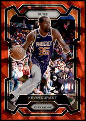 2023-24 Panini Prizm #5 Kevin Durant Prizms Red Ice