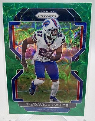 2021 Panini Prizm #121 Tre'Davious White Green Scope #/75 LP 1/1