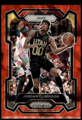 2023-24 Panini Prizm #65 Jordan Clarkson Prizms Red Ice