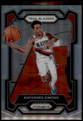 2023-24 Panini Prizm #106 Anfernee Simons Prizms Silver