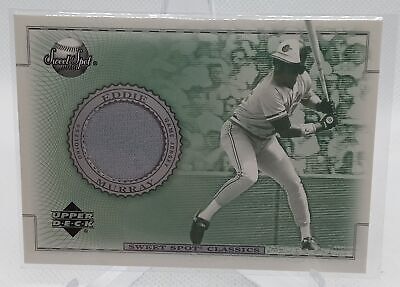 2002 Upper Deck Sweet Spot Classics #J-EM Eddie Murray Game Jersey