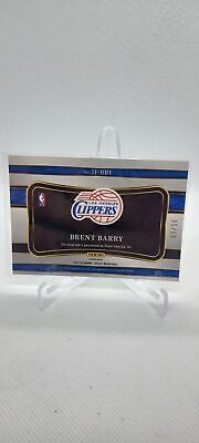 2021-22 Panini Select Brent Barry In Flight Signatures Neon Green Prizms /99