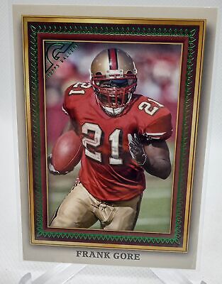 2023 Topps Composite #PG-14 Frank Gore Portrait Gallery Green #/250