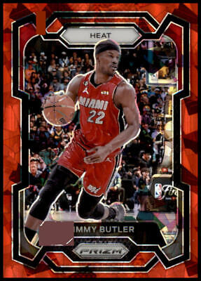 2023-24 Panini Prizm #118 Jimmy Butler Prizms Red Ice