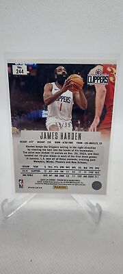 2023-24 Panini Prizm Deca #244 James Harden Base Prizms Purple #/99