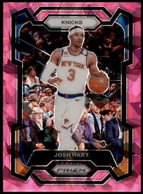 2023-24 Panini Prizm #260 Josh Hart Prizms Pink Ice