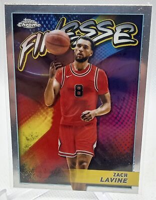 2023-24 Topps Chrome #F-4 Zach LaVine Finesse