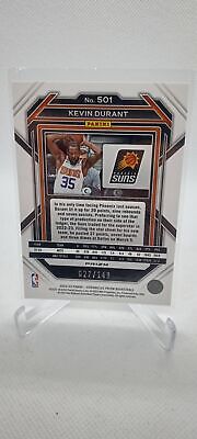 2022-23 Panini Chronicles #501 Kevin Durant Prizm Update Red #/149