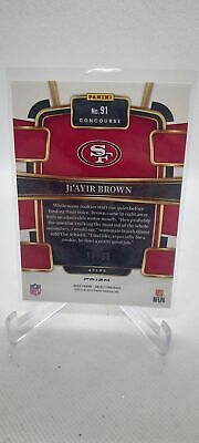 2023 Panini Select #91 Ji'Ayir Brown Red Prizms Rookie #/99