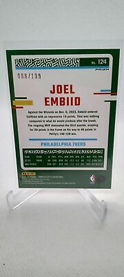 2023-24 Donruss Optic #124 Joel Embiid Orange #/199