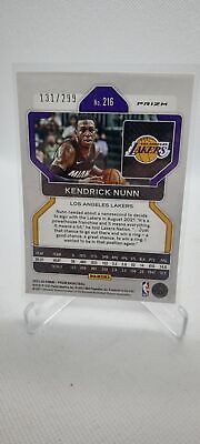 2021-22 Panini Prizm #216 Kendrick Nunn Red #/299