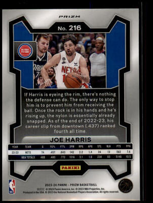 2023-24 Panini Prizm #216 Joe Harris Prizms Red White and Blue