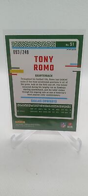 2023 Donruss Optic #51 Tony Romo Orange Prizm /249