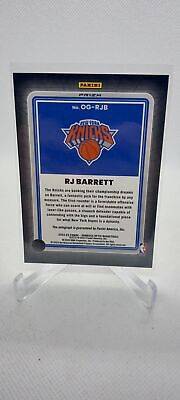 2022-23 Donruss Optic #OG-RJB RJ Barrett Opti-Graphs Choice Red