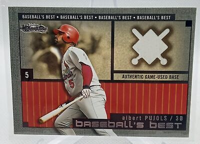 2002 Fleer Showcase #NNO Albert Pujols Baseball's Best Memorabilia Patch